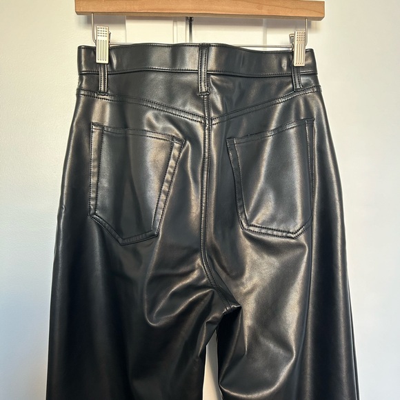 Abercrombie and Fitch Curve Love Leather Pants size 29L or 8L - Picture 7 of 7